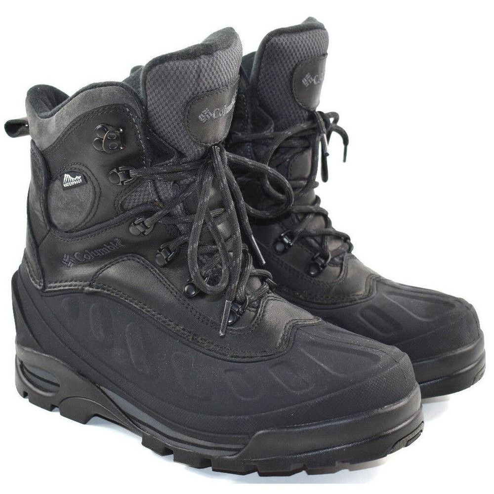 Columbia Buga‎ Xcellerator Men's Size 7  Black Leather Waterproof Outdoor Boots